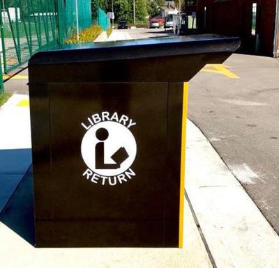 New drive-up library return offered