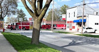 Two vehicle accident on Spring Street