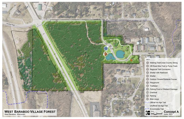 West Baraboo Forest Concept A