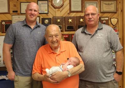 Four generations celebrate