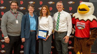 Lassanske gets Teacher of the Year