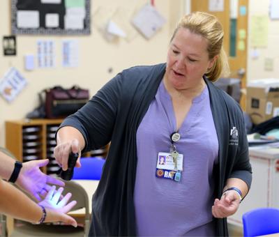 Just in time for school, YMCA campers learn all about germs