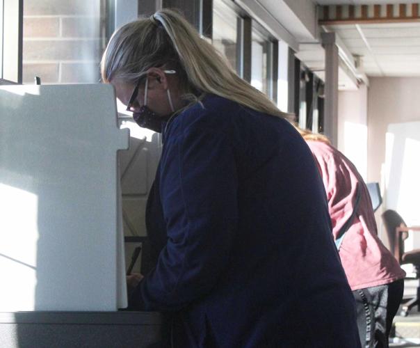 Voters cast ballot
