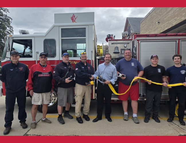 Fire Dept. Receives Donation