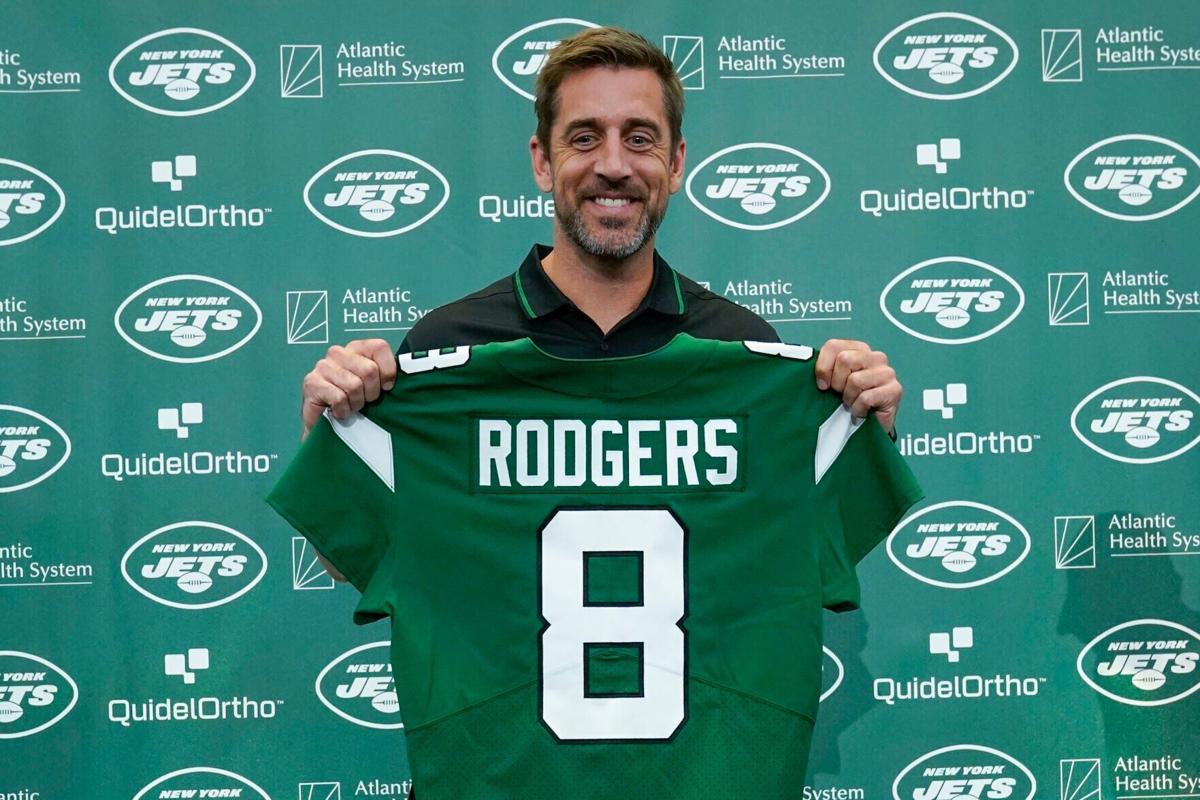 NFL Pro Line Men's Aaron Rodgers Green New York Jets Player Jersey