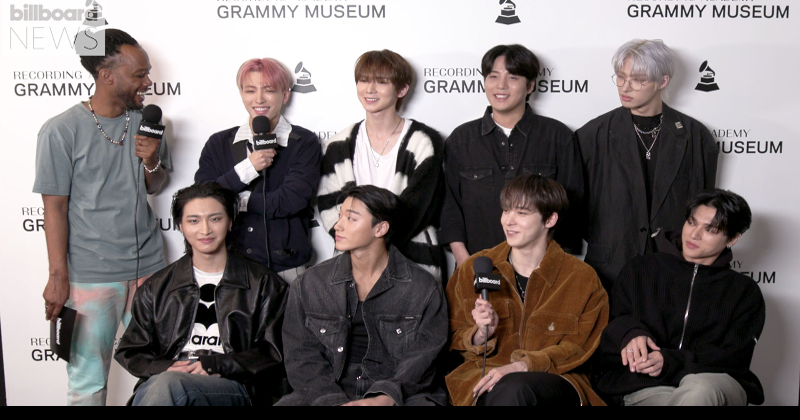 ATEEZ Talks Being A Part of Grammy Museum K-Pop Exhibit, Working On ‘Golden...