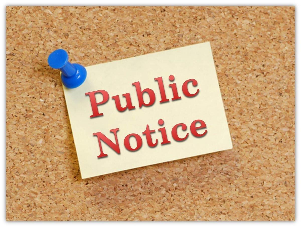 NOTICE OF OPEN BOOK