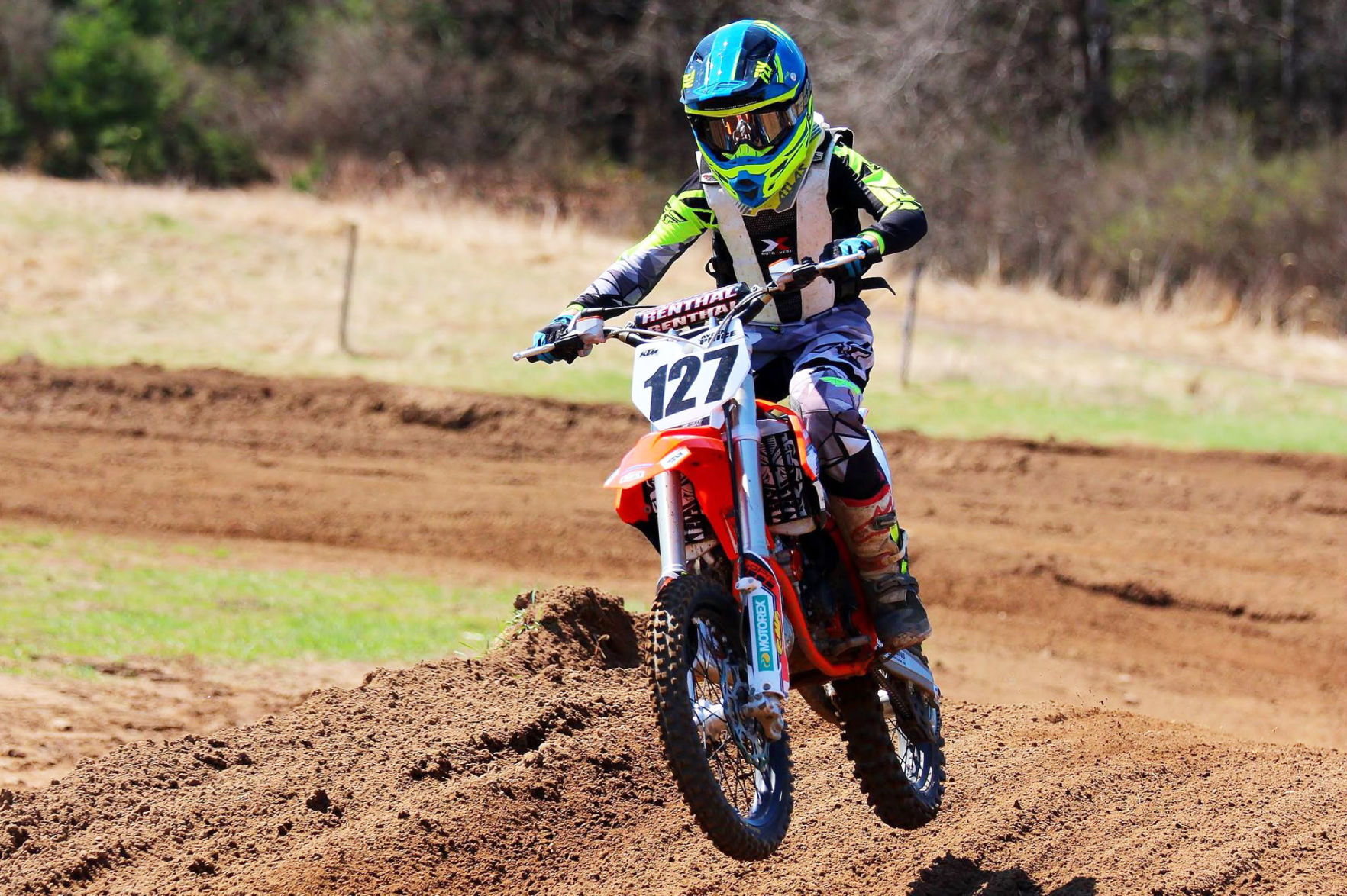 Fall Rivers Ayden Price competing in Amateur National Motocross Championship hq pic
