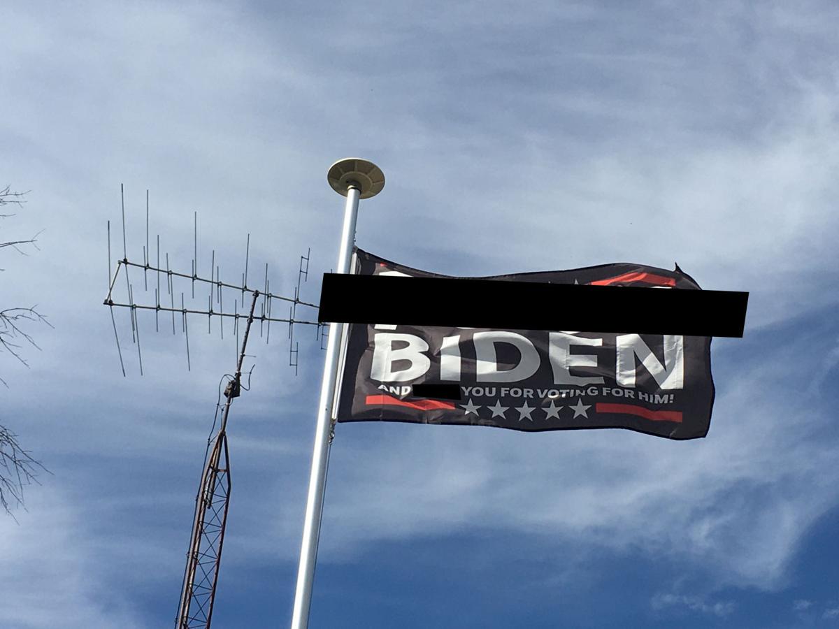 'F--- Biden' flag in Burlington