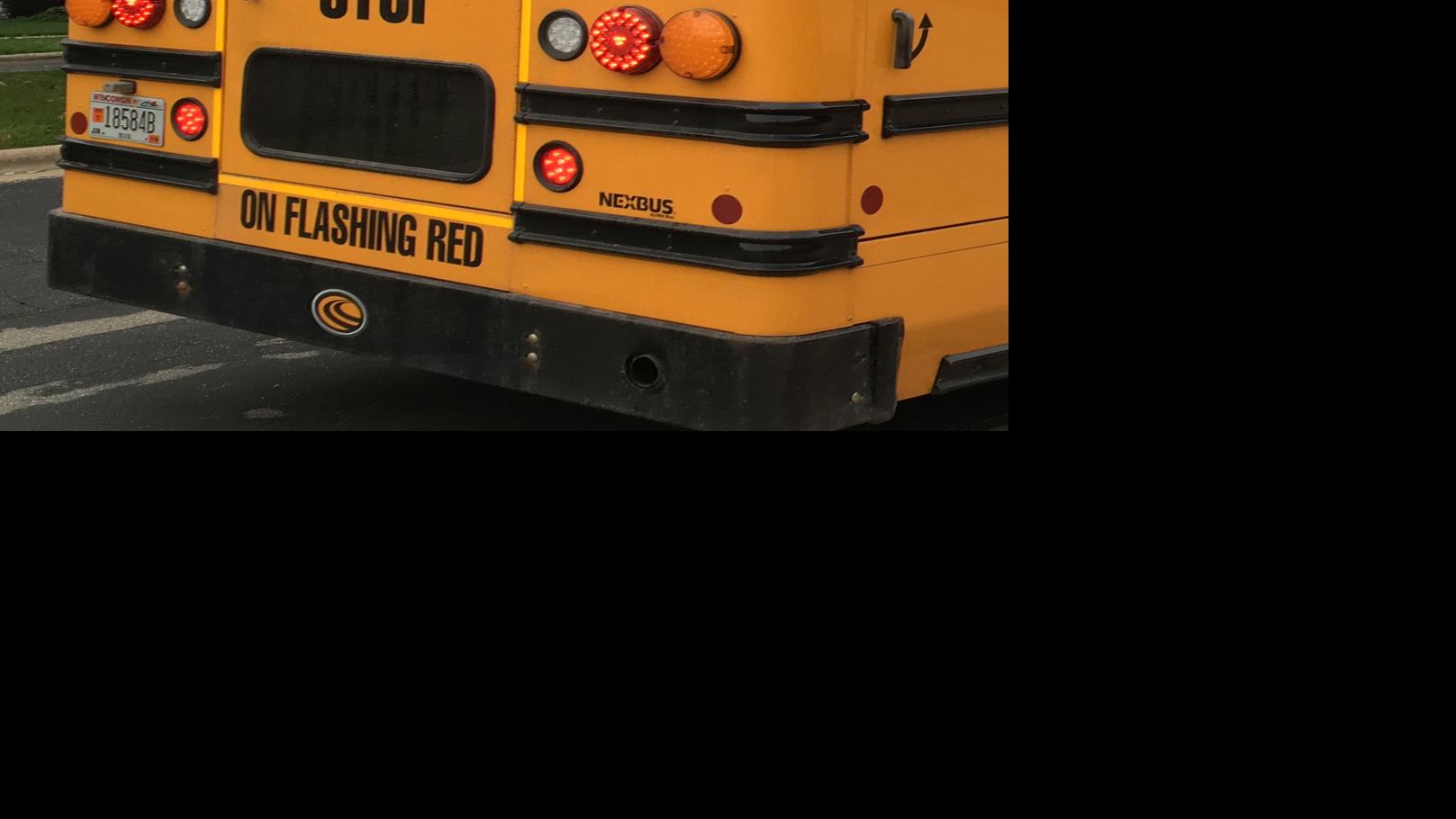 Ordinance change means buses can now use red flashing lights to merge