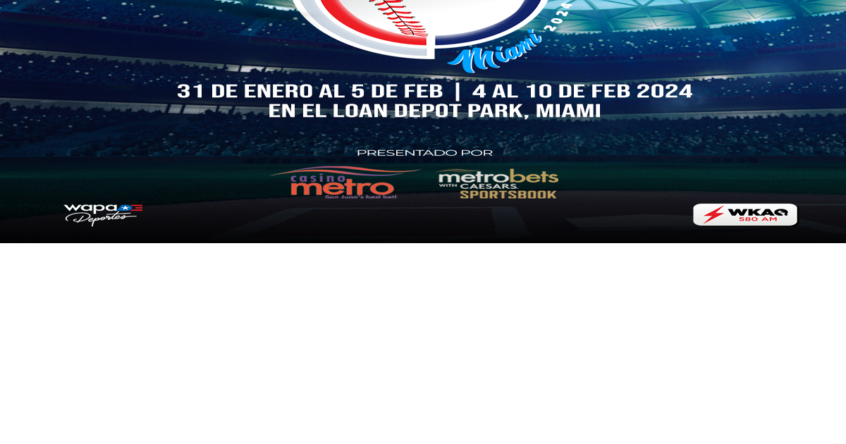 Participa y gana boletos para la Serie del Caribe Miami ’2024 Concursos