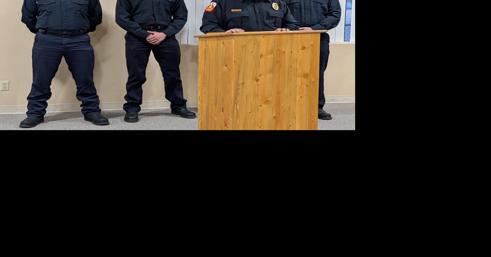 Round Valley Fire Department captains pinned at Eagar TC | News ...