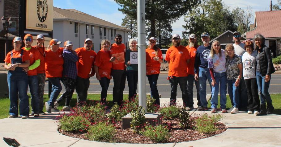 A little orange goes a long way for veterans at Walking Down Ranch