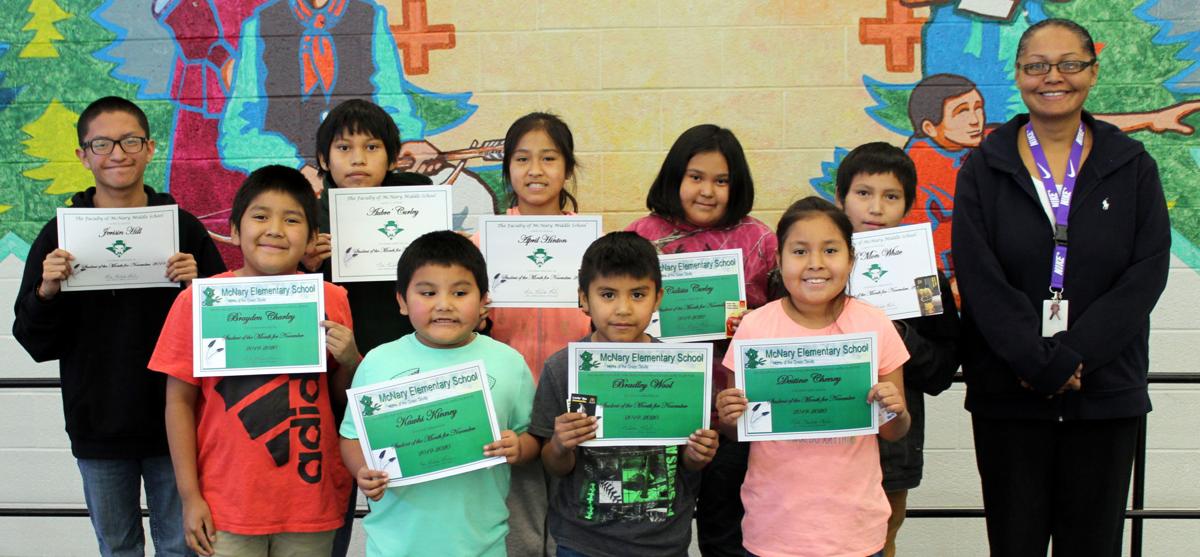 McNary November students of the month Education