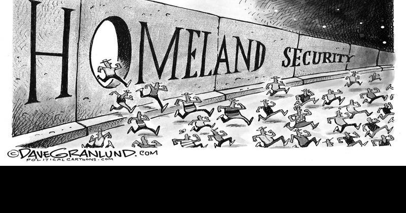 Homeland Security cartoon | Editorial Cartoons | wmicentral.com