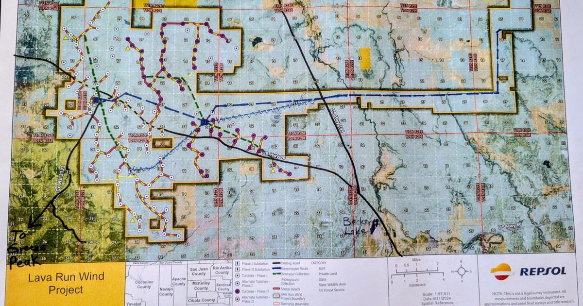 Springerville Lateral Map Springerville urged to step into Lava Run battle; rezoning paves way ...