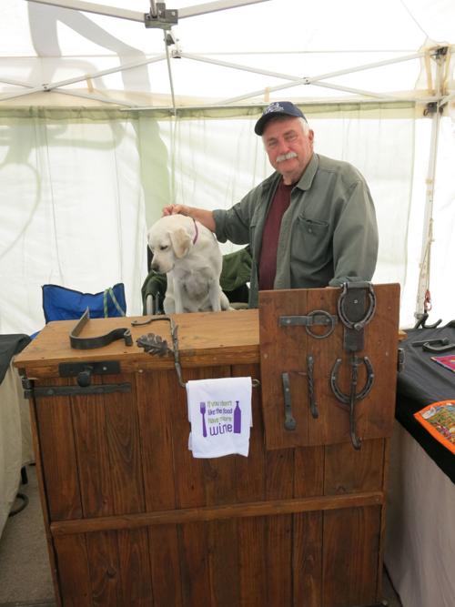 2019 Art Affair - Bob and his dog