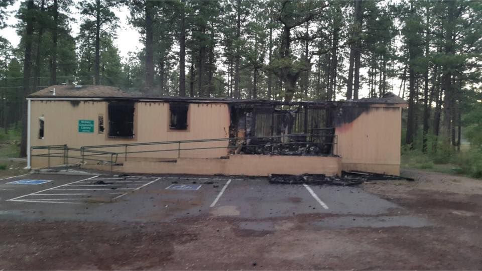 McNary library destroyed in fire | Latest News | wmicentral.com