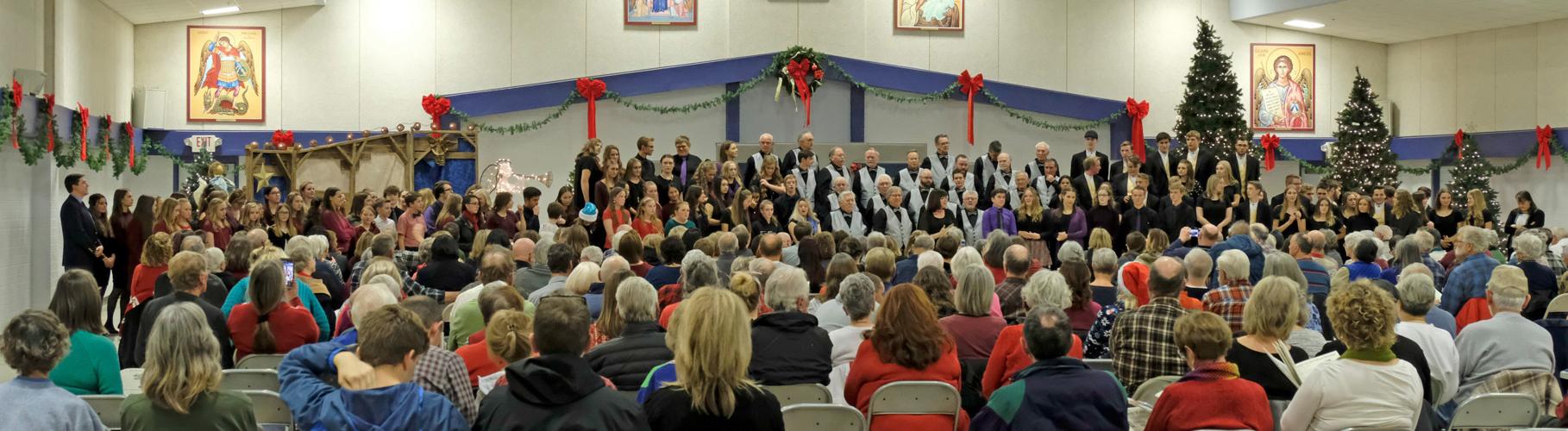 HCBC Christmas in the Pines concert packs the church