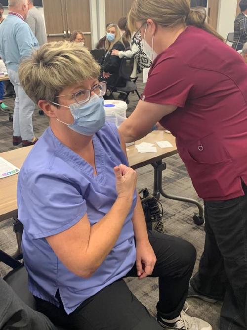 COVID-19 vaccine arrives in White Mountains