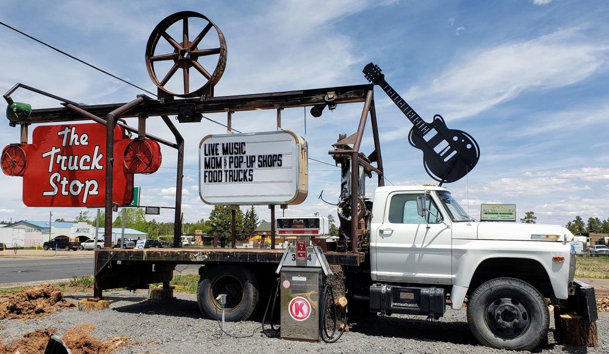 Meixler truck stop sign