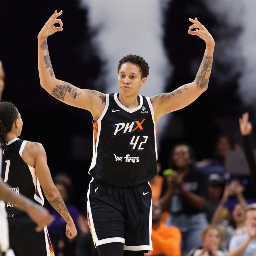 WNBA players wear Brittney Griner jerseys for second half of All