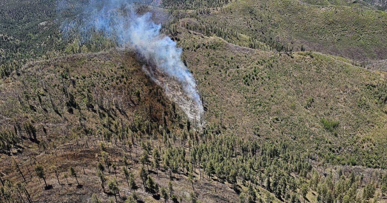 Lightning caused Chitty fire reported near Blue Vista overlook on Highway 191 - Vimarsana News