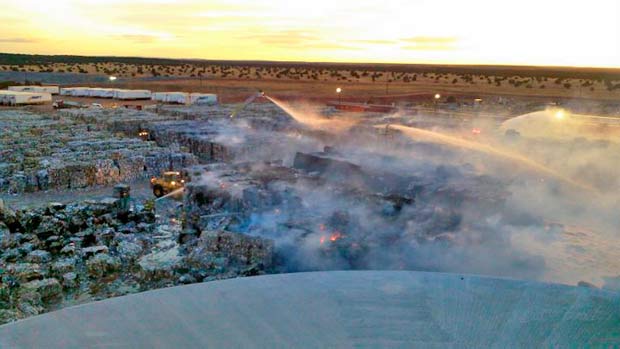 Fire clean up operations in progress at Catalyst Paper Mill | Latest ...