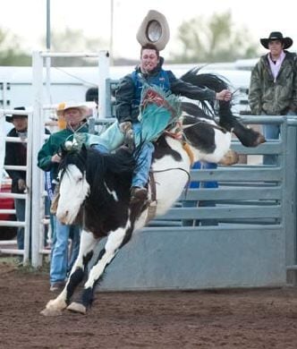 NPC hosts college rodeo, ties for 2nd - NPC team ropers Logan and Wacey ...