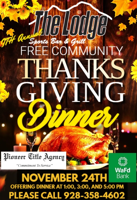 Pinetop Bar offers free Thanksgiving dinners