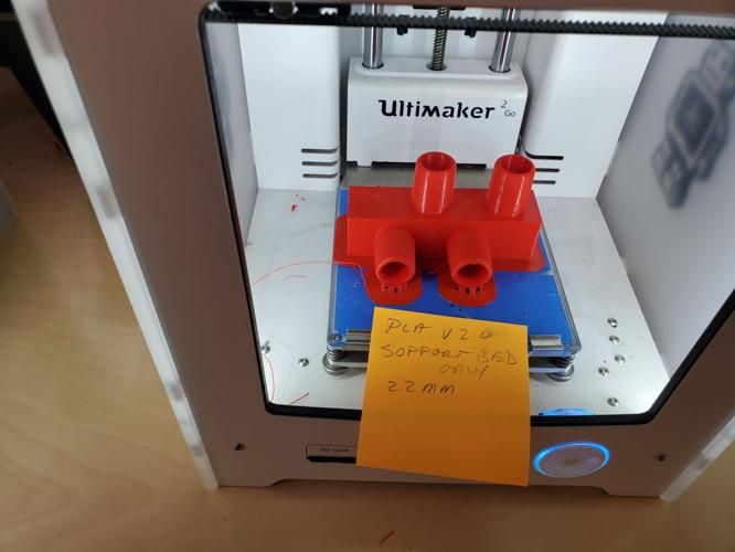 Blue Ridge Fab Lab making face shields and ventilators Covid19