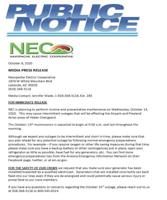 NEC to perform maintenance Wed. morning in Heber/Overgaard