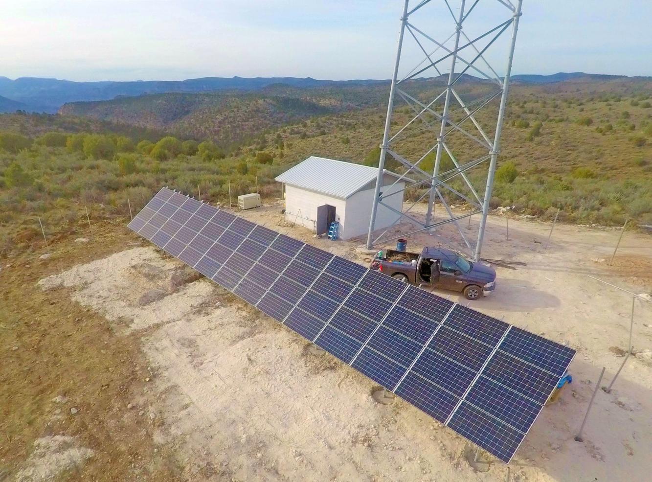 Solar powered tower brings LTE coverage, access to vital emergency