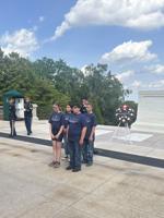 Local students take part in ceremony at Tomb of the Unknown Soldier