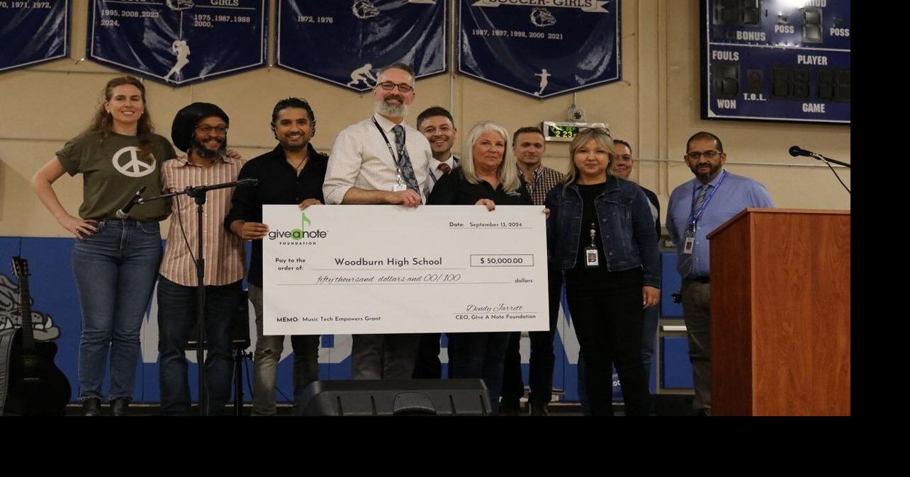 Did you hear? Woodburn High honored with $50,000 grant for audio production program