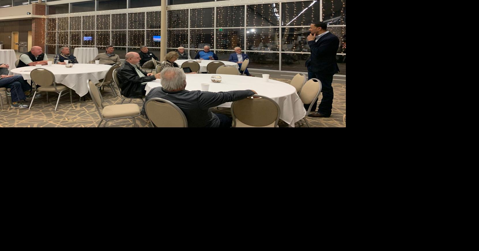 T.W. Shannon speaks in Woodward for Lt. Governor campaign