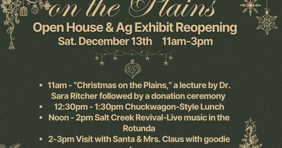 'Christmas on the Plains' returns Dec. 13 with Santa, live music and family fun