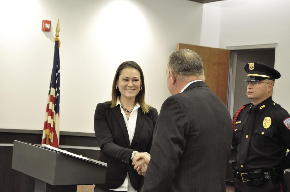 Woodward police induct new officer News