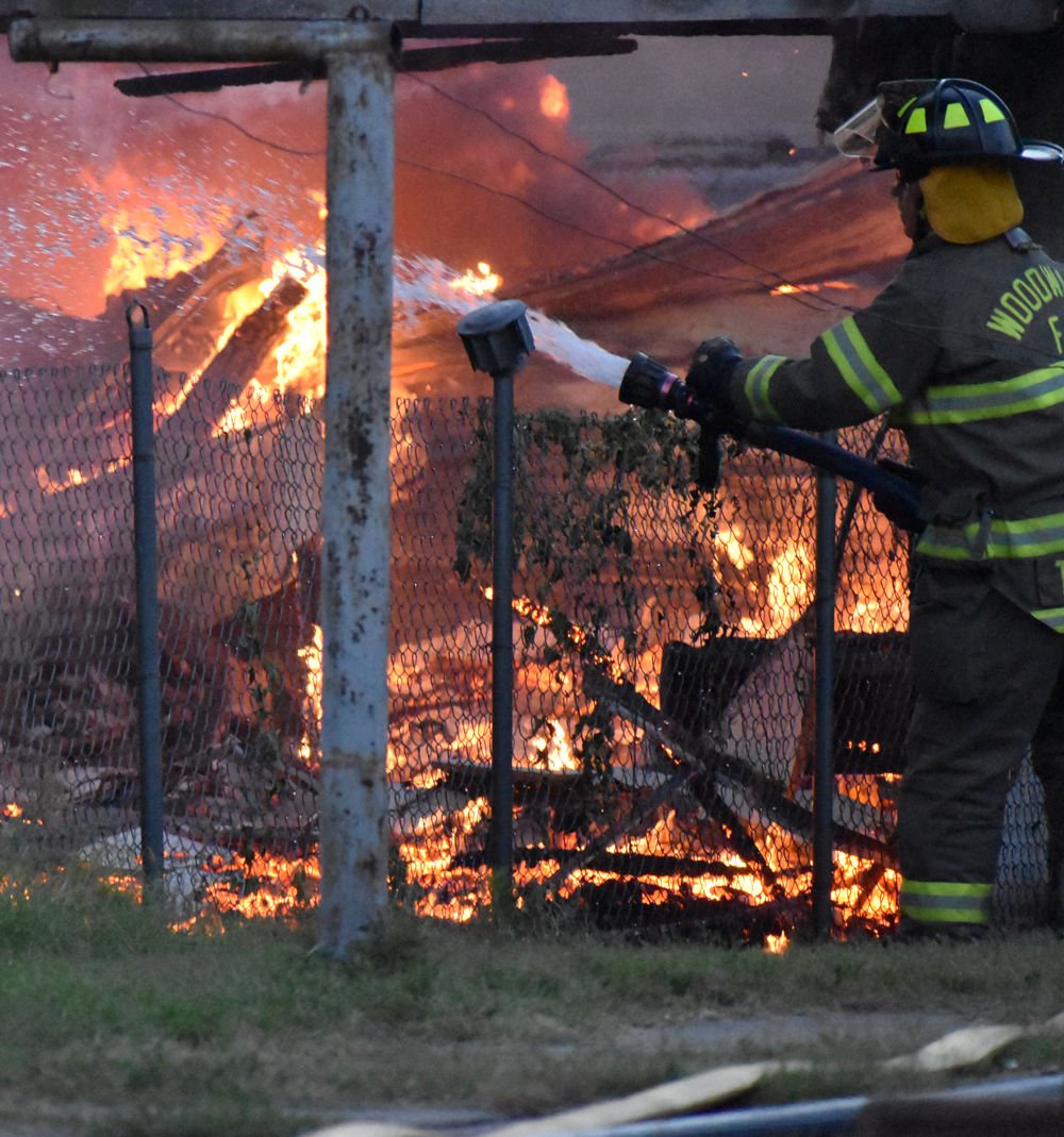 early morning fire on 5th street in woodward news