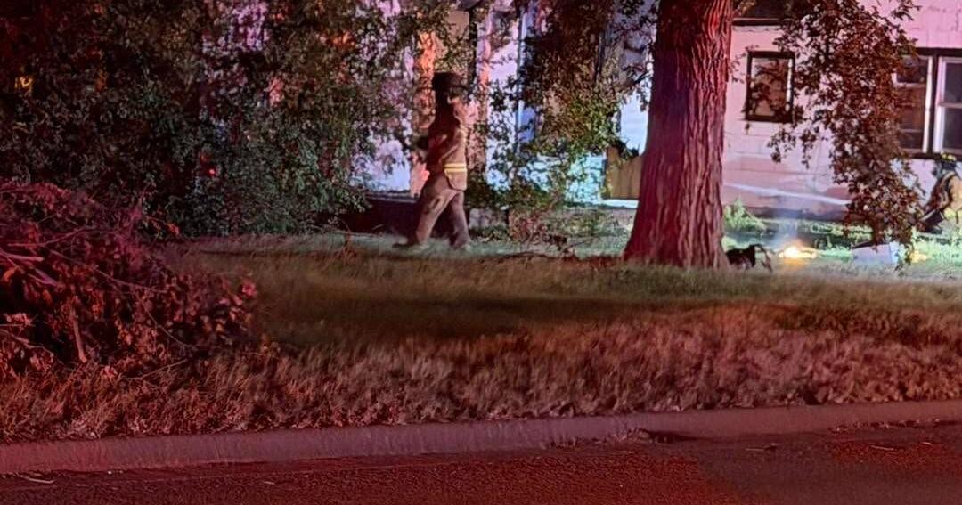 WFD battling house fire