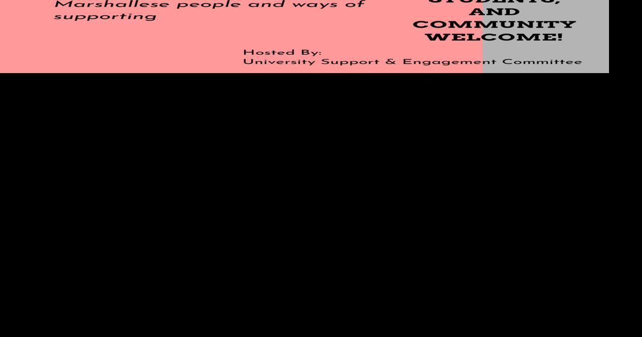 Northwestern to play host to workshop highlighting Marshallese people, culture April 10