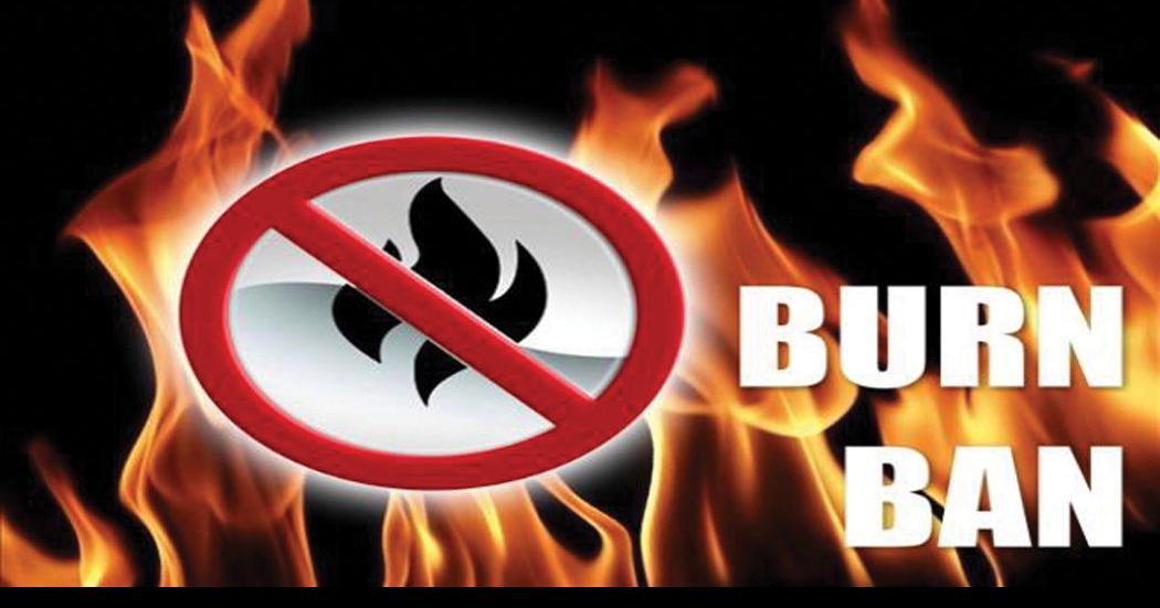 Commissioners adopt burn ban News