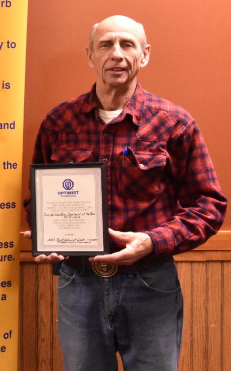 Schuetze named ‘Optimist of the Year’