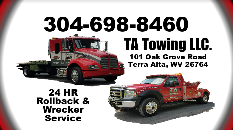 TA Towing LLC | Towing | Terra Alta, WV | wvnews.com