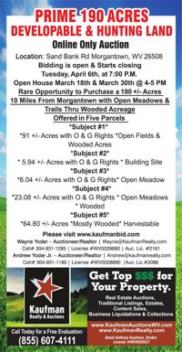 Kaufman Realty Auctions Real Estate Bridgeport Wv Wvnews Com