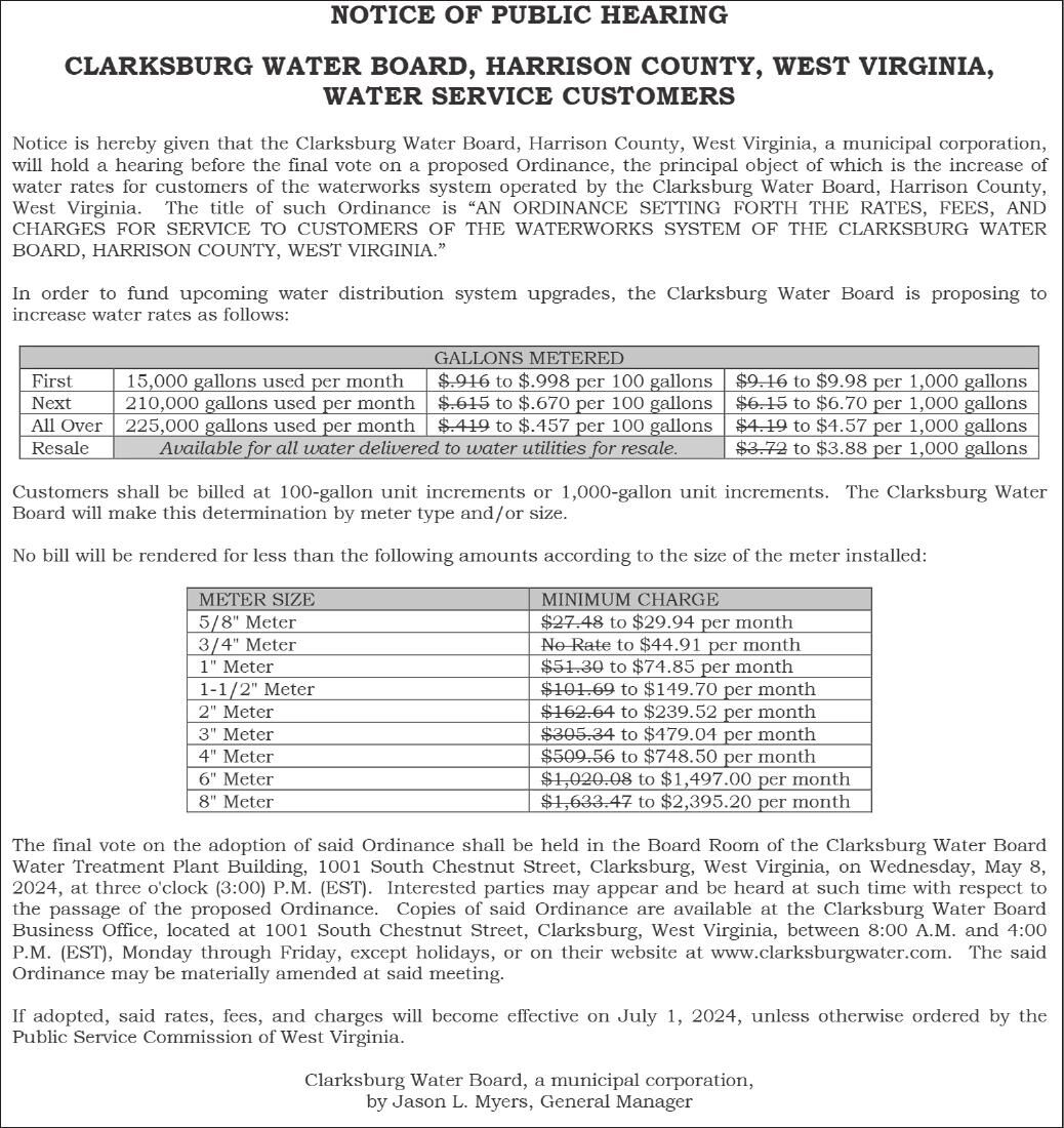 CLARKSBURG WATER BOARD Other