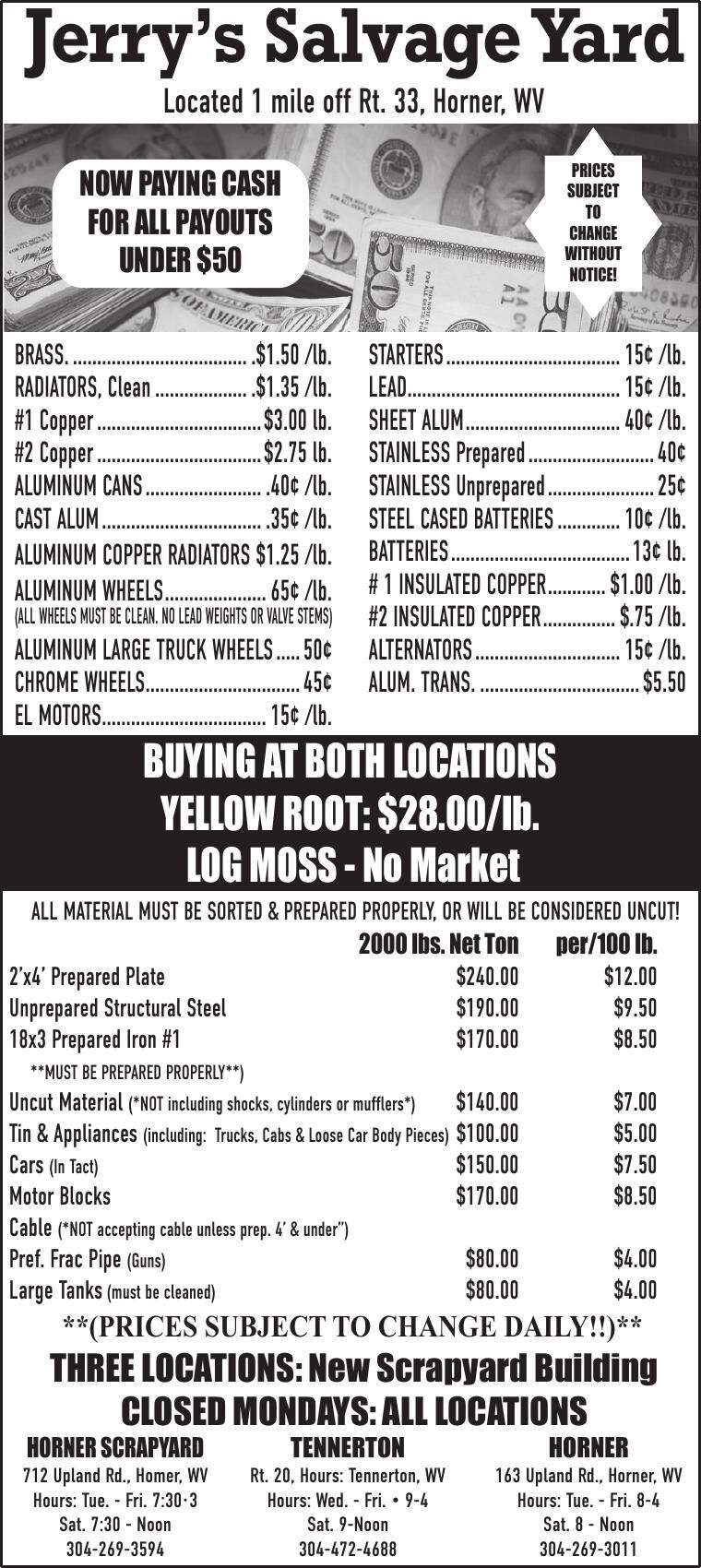 JERRY'S SALVAGE YARD (WD) Other