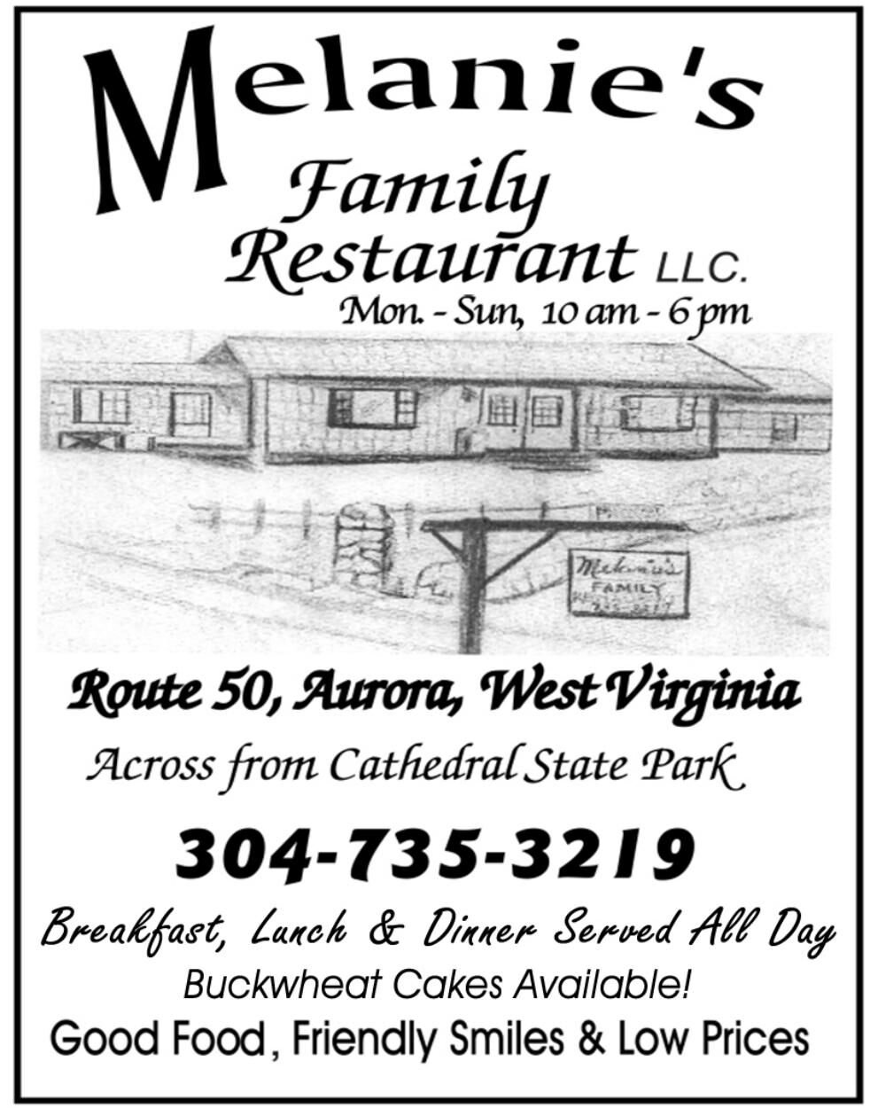 MELANIES FAMILY RESTAURANT Other wvnews