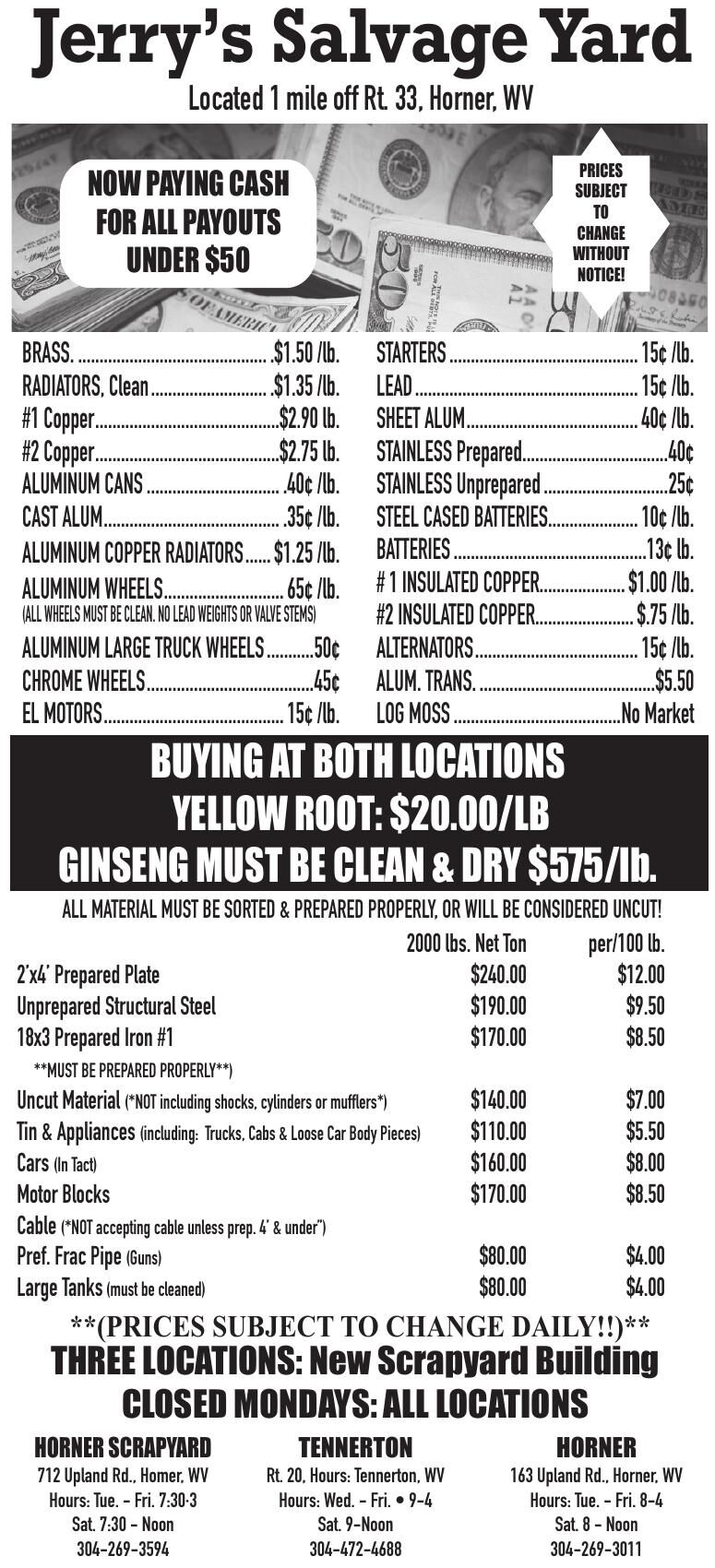 JERRY'S SALVAGE YARD (WD) Other