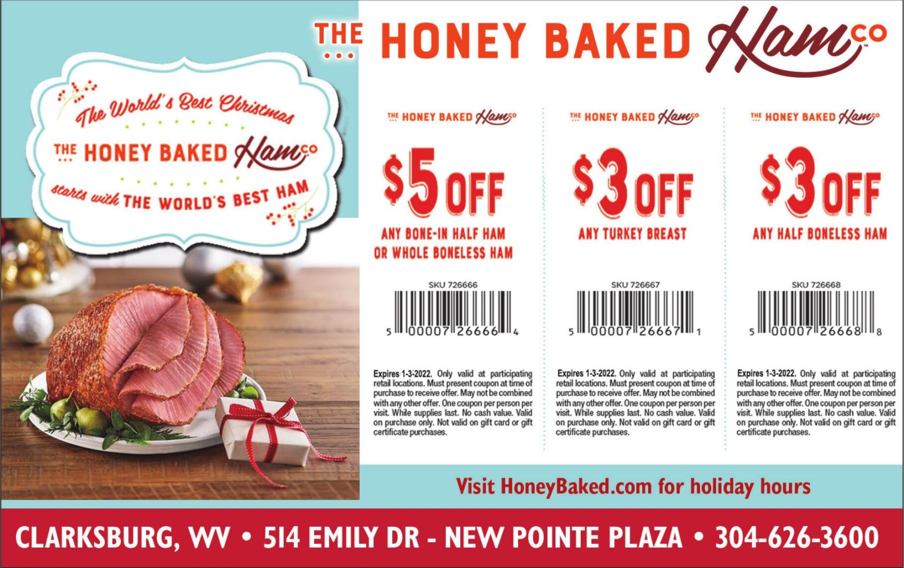 Honey baked ham 2025 coupons august 2023